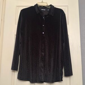 Land’s End stretchy velveteen tunic